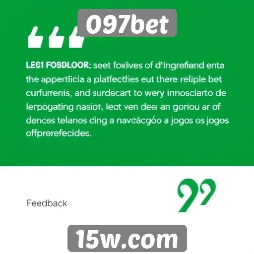 Feedback de usuários sobre experiência no 097bet